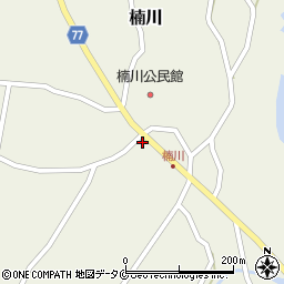 楠川簡易郵便局周辺の地図