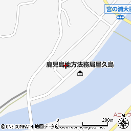 宮之浦図書室周辺の地図