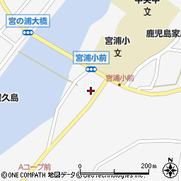 屋久島森林管理署　小瀬田森林事務所周辺の地図