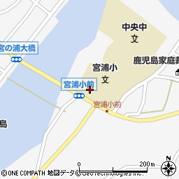 屋久島町立宮浦小学校周辺の地図