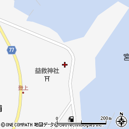 屋久島森林組合周辺の地図