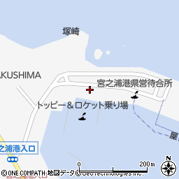 ターミナル屋久島周辺の地図