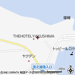 シーサイドホテル屋久島周辺の地図