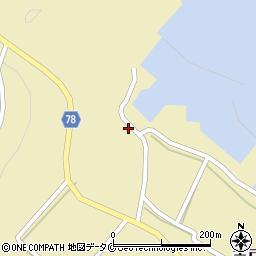 鹿児島県熊毛郡屋久島町志戸子74周辺の地図