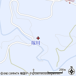 塚川周辺の地図