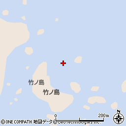 竹ノ島周辺の地図
