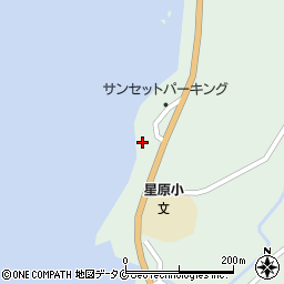 雄龍・雌龍の岩周辺の地図