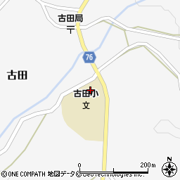 西之表市立古田小学校周辺の地図