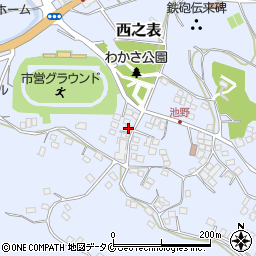 田上電療院周辺の地図