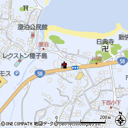 種子屋久農業協同組合　農機具センター周辺の地図