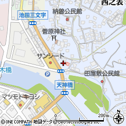 枝元菓子店周辺の地図