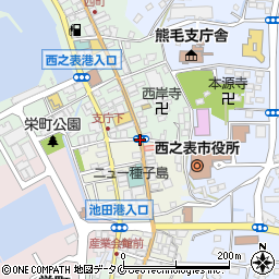 市役所下周辺の地図
