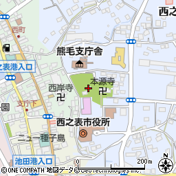 栖林神社周辺の地図