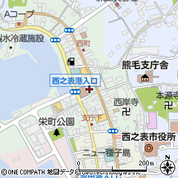松浦金物店　西町店周辺の地図