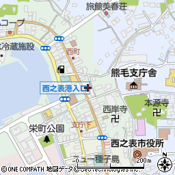 種子島井元観光周辺の地図