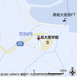 三島村役場　大里出張所周辺の地図