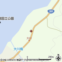 鹿児島県肝属郡南大隅町根占辺田4428周辺の地図