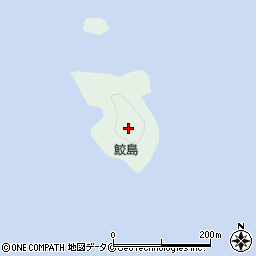 鮫島周辺の地図
