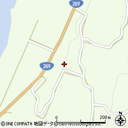 鹿児島県肝属郡南大隅町根占辺田3458周辺の地図