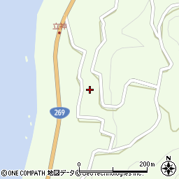 鹿児島県肝属郡南大隅町根占辺田1875周辺の地図