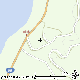 鹿児島県肝属郡南大隅町根占辺田962-2周辺の地図