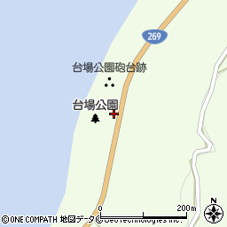 鹿児島県肝属郡南大隅町根占辺田614-3周辺の地図