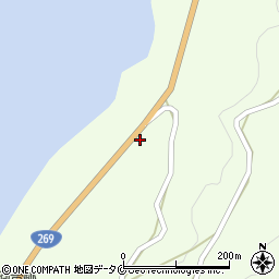 鹿児島県肝属郡南大隅町根占辺田303-1周辺の地図