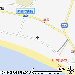 鹿児島県指宿市開聞川尻5445周辺の地図