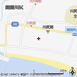 鹿児島県指宿市開聞川尻5686周辺の地図