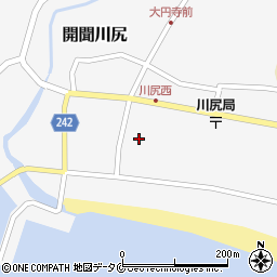 鹿児島県指宿市開聞川尻5776周辺の地図