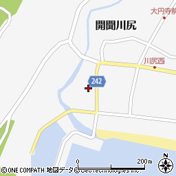 鹿児島県指宿市開聞川尻5853周辺の地図