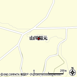 鹿児島県指宿市山川福元周辺の地図