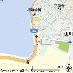 ＥＮＥＯＳ山川ＳＳ周辺の地図