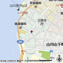 鹿児島県指宿市山川金生町周辺の地図