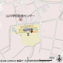 指宿市立山川中学校周辺の地図