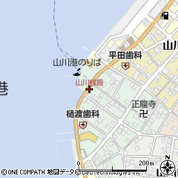 山川桟橋周辺の地図
