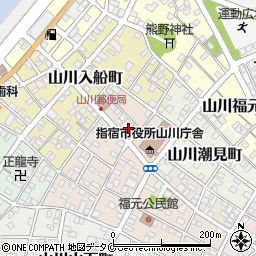 鹿児島銀行山川支店周辺の地図