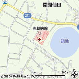 赤崎病院周辺の地図