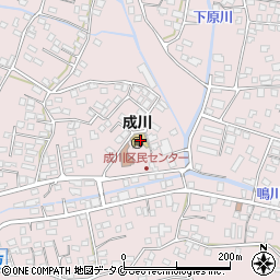 成川周辺の地図
