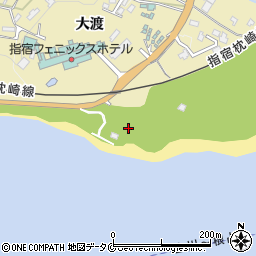 鹿児島県指宿市大渡周辺の地図