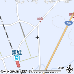 鹿児島県南九州市頴娃町郡8835周辺の地図