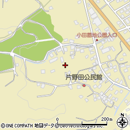 鹿児島県指宿市片野田周辺の地図
