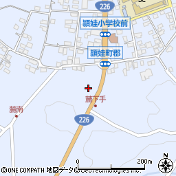 鹿児島県南九州市頴娃町郡9355-2周辺の地図