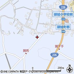 鹿児島県南九州市頴娃町郡9348周辺の地図