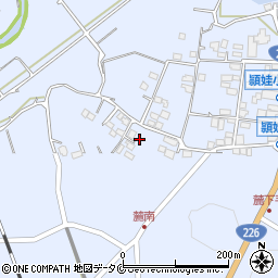 鹿児島県南九州市頴娃町郡9316周辺の地図