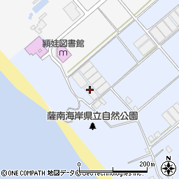 鹿児島県南九州市頴娃町郡1150周辺の地図