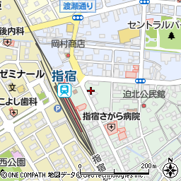 トヨタレンタリース鹿児島指宿駅前店周辺の地図