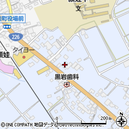 南日本銀行頴娃支店周辺の地図