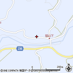 鹿児島県南九州市頴娃町郡3458周辺の地図