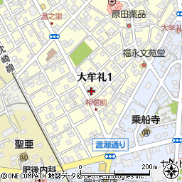 南日本銀行指宿支店周辺の地図